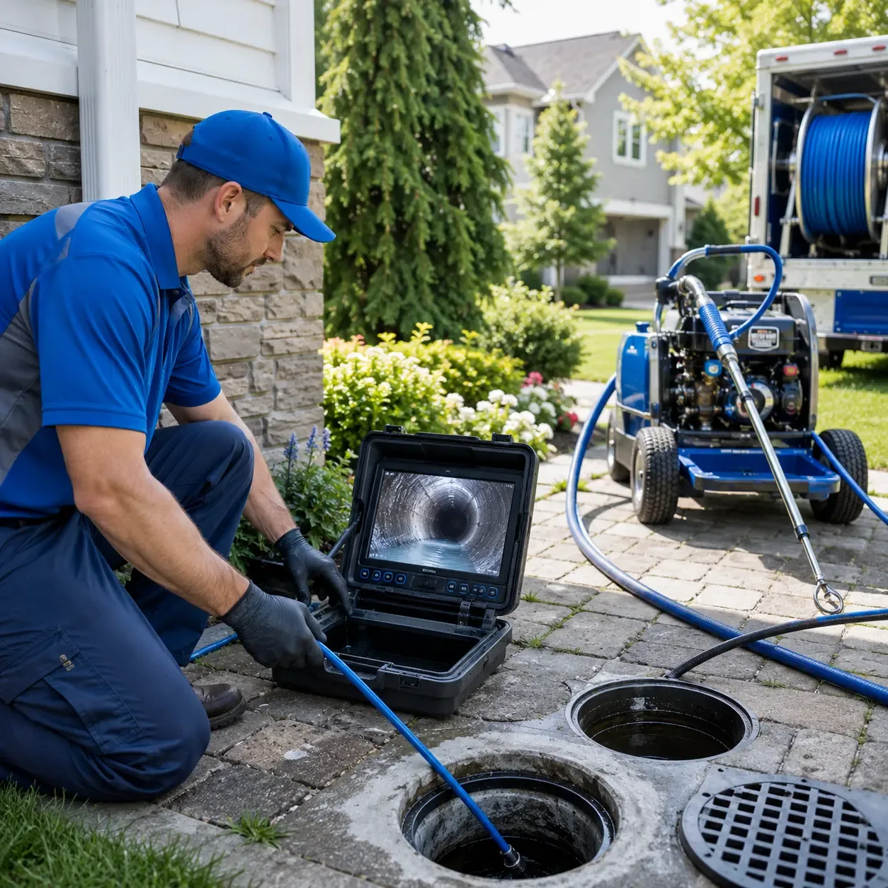 Outdoor drain cleaning professionals serving Genesee Depot, WI